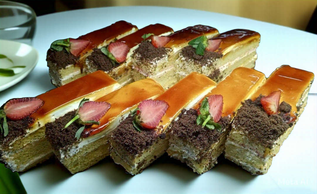 Caramel mini cake 